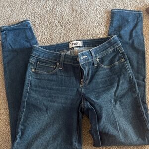 PAIGE verdugo ankle Women's Dark Blue Skinny Jeans